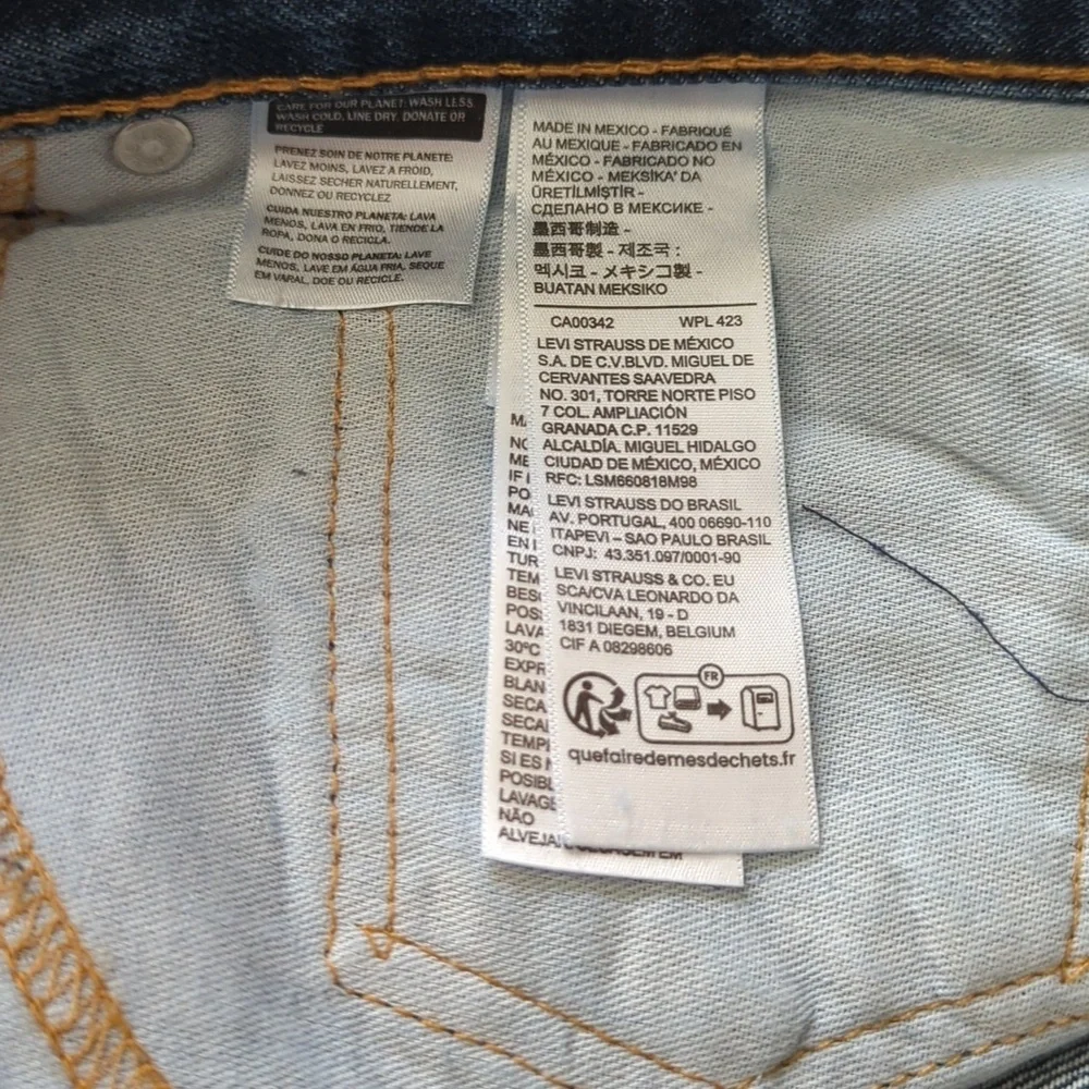 Levi's 550 Relaxed Fit Blue Jeans 38 X 30 New With Tags!!!